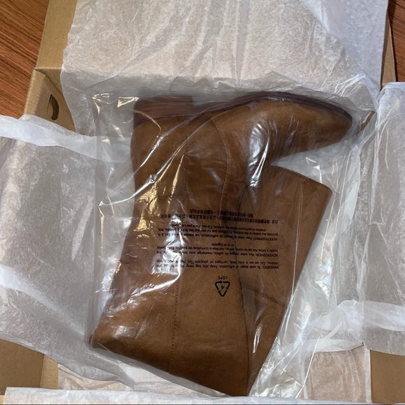 J Crew Boots Over the Knee Walnut Size 6 1/2 NEW In Box - Picture 12 of 16